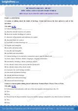 Đề thi giữa kì 2 Tiếng Anh 11 iLearn Smart World - Đề số 7